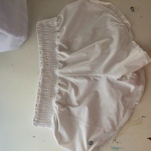 Lululemon White Shorts